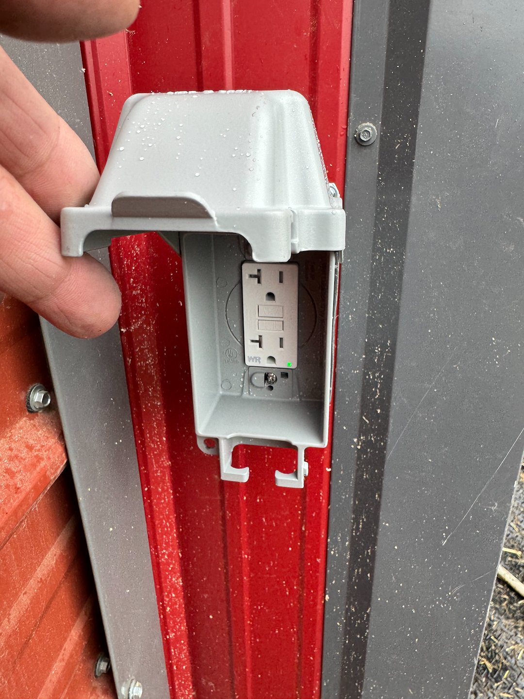 Powering Up the Barn in Troy, Idaho: New Weather-Proof GFI Outlet & Extended Ceiling Circuit Installed
